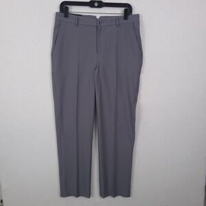 Dunning Pants Mens 32x30 Gray Golf Stretch Performance Chino D7S13P067